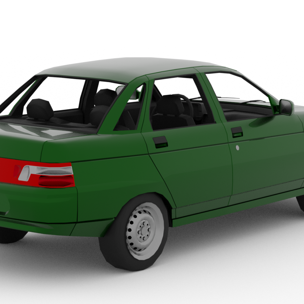 VAZ 2110 - RENDERCAR.RU скачать 3d модель
