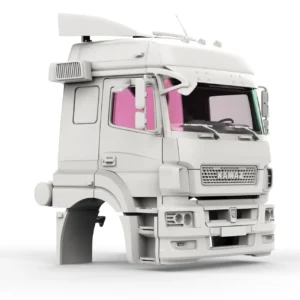 Кабина камаз 3d