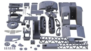 скачать stl экскаватора Э-625Б