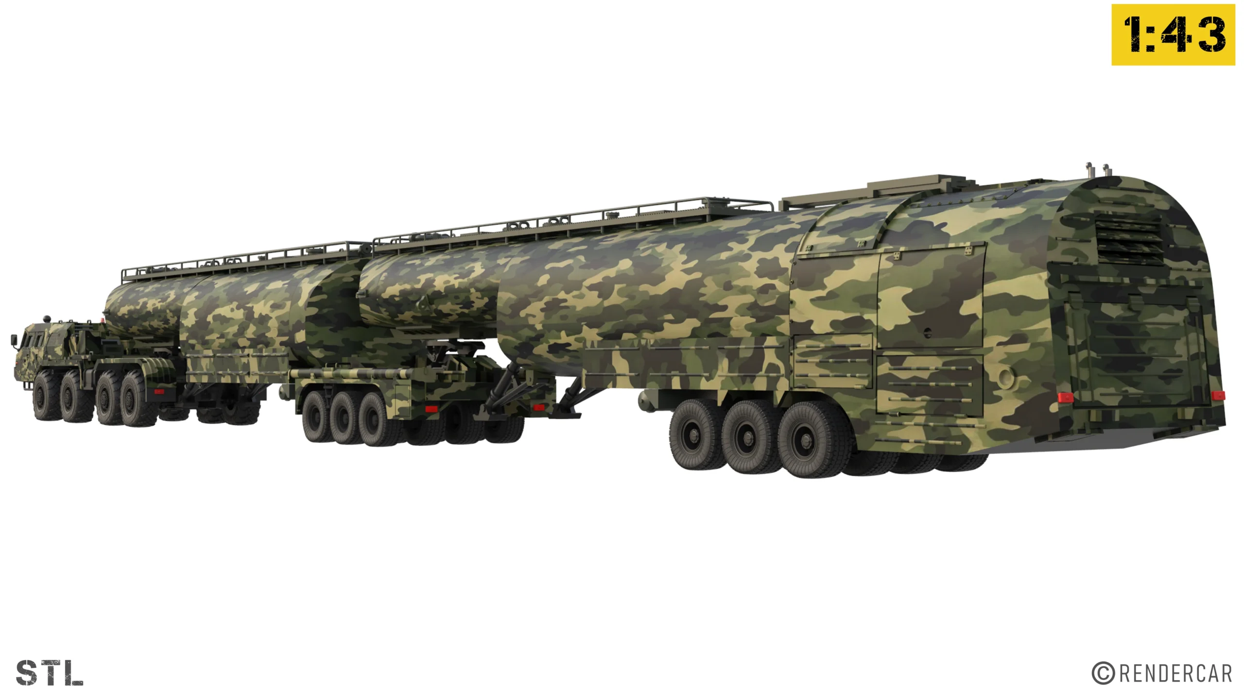 rendercar Автопоезд ТЗ-90