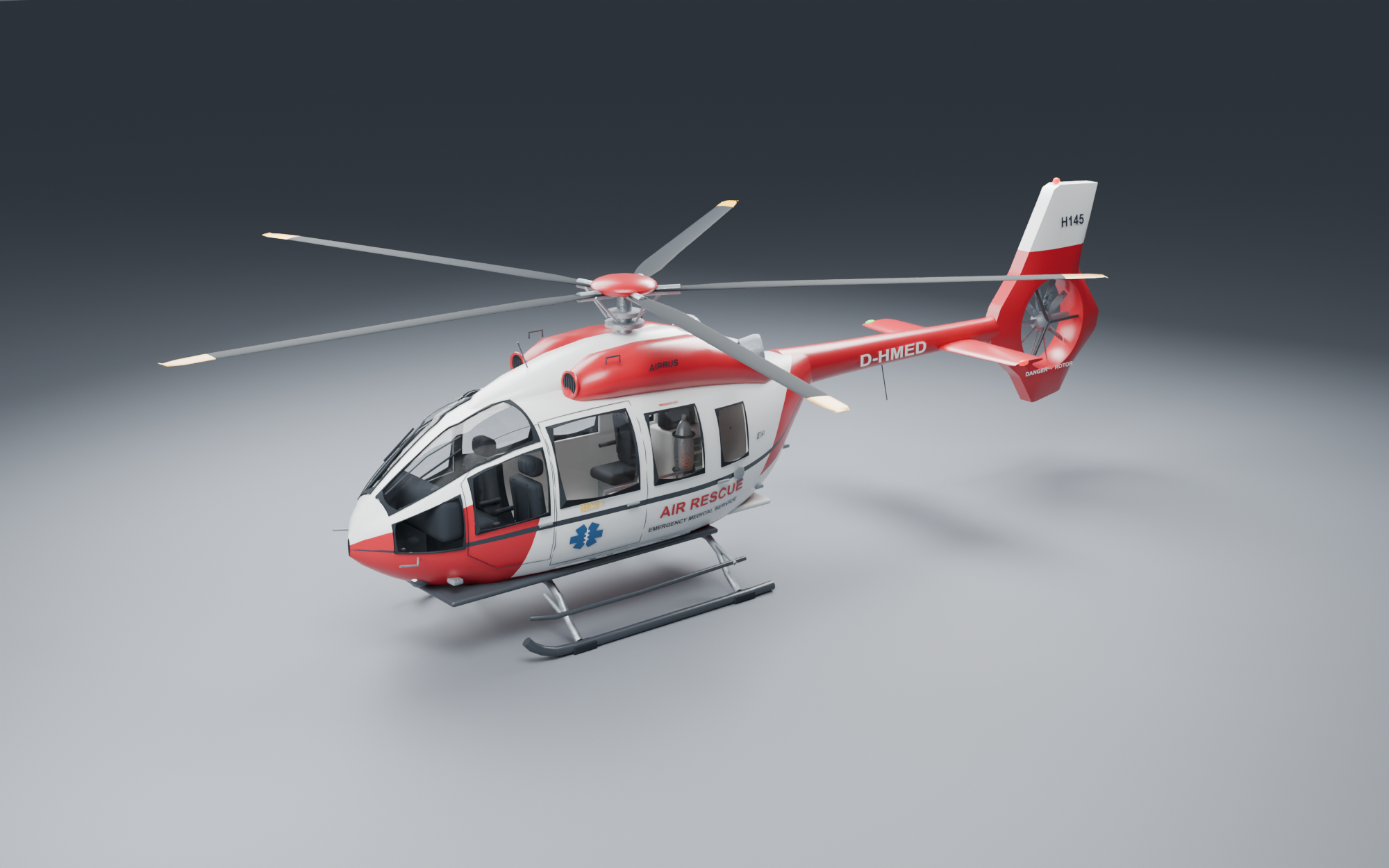 Вертолёт Airbus H145 Gamedev версия — изображение 4