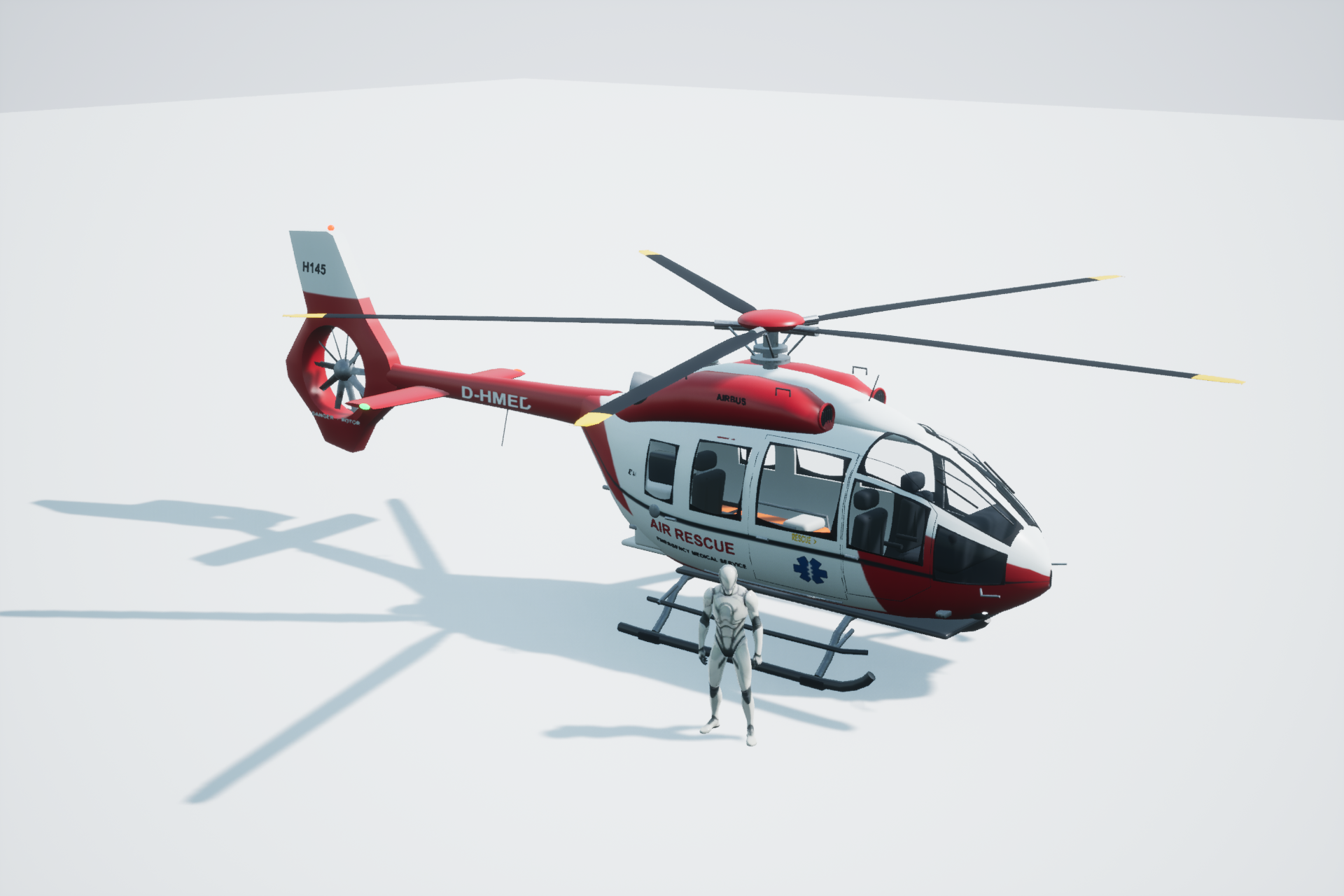 Вертолёт Airbus H145 Gamedev версия — изображение 2